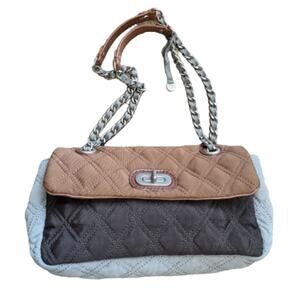 Gloria Ortiz Color Block Quilted Shoulder Bag